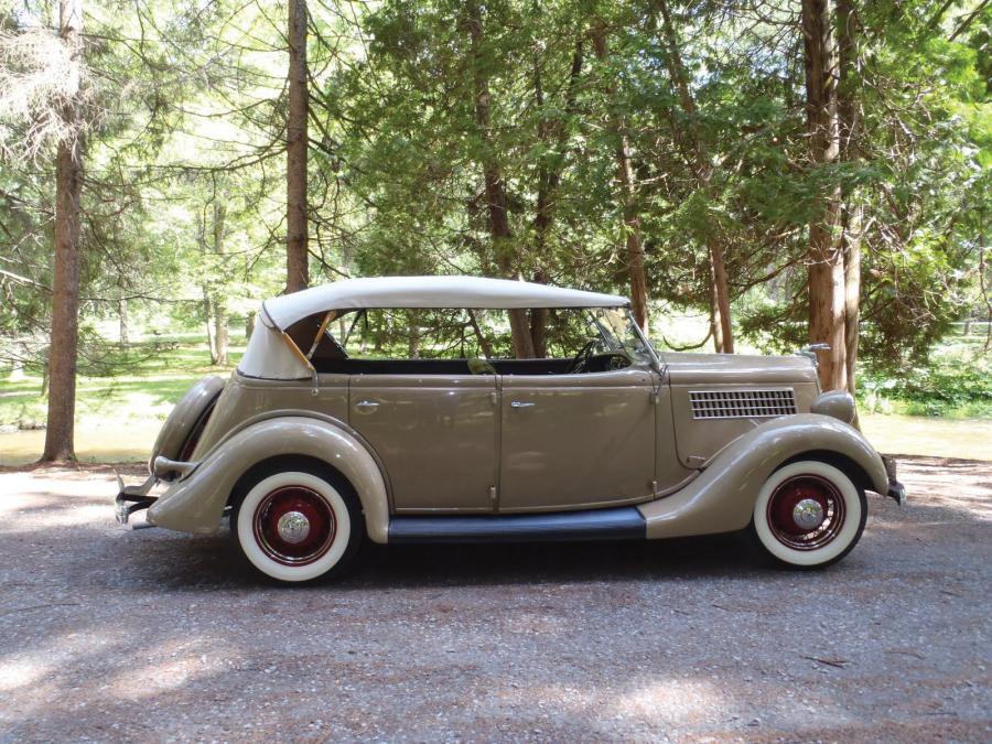  Ford V8 Model 48 DeLuxe Phaeton 1935 года  (фото 22 из 52)